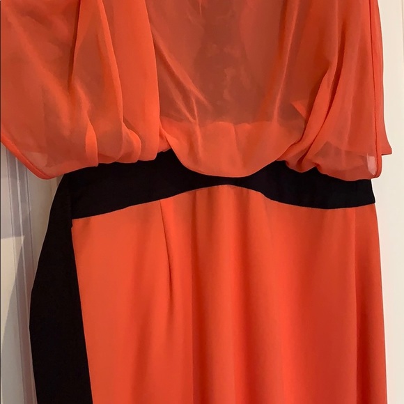 BCBG runway dress coral reef maxi with slit - Picture 4 of 12